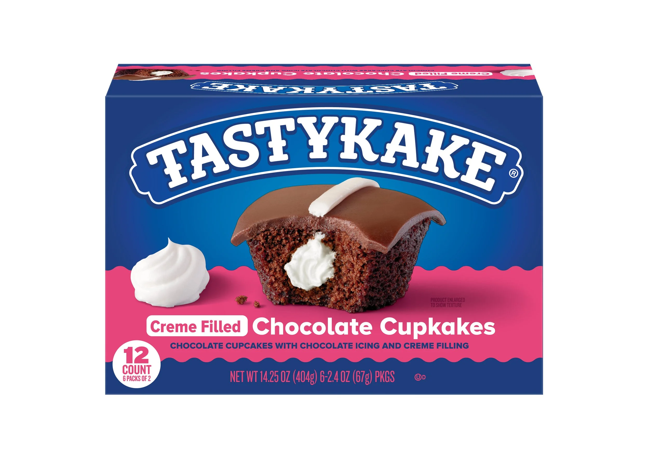 Creme Filled Chocolate Cupcakes — Tastykake